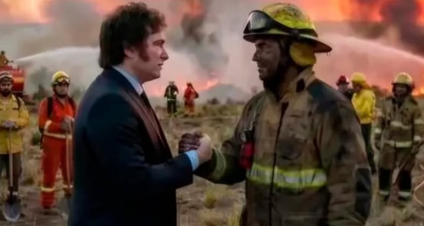 - RADIOKTUBRE INFO……..  INCENDIOS MAS INFLACIÓN (ENCIMA FOTO FALSA DE MILEI) …… Por Simòn Suarez.