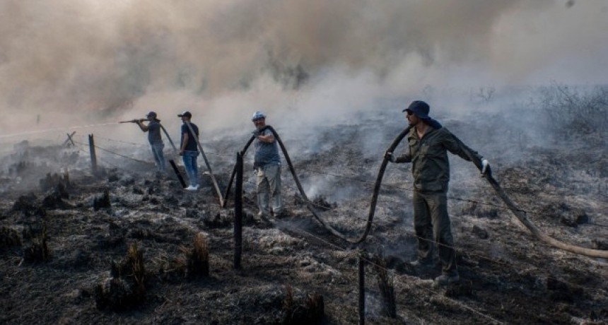 RADIOKTUBRE INFO..-  Disminuyeron los focos de incendios en Corrientes, tras la llegada de la lluvia -Por Simón Suarez..Ver mas