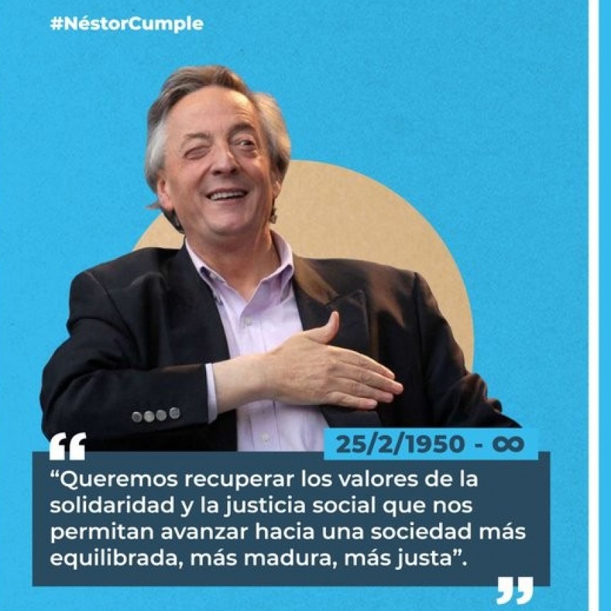 RADIOKTUBRE INFO..- Dirigentes del Frente de Todos recordaron a Néstor Kirchner en el día de su nacimiento  -Por Simón Suarez..Ver mas..	