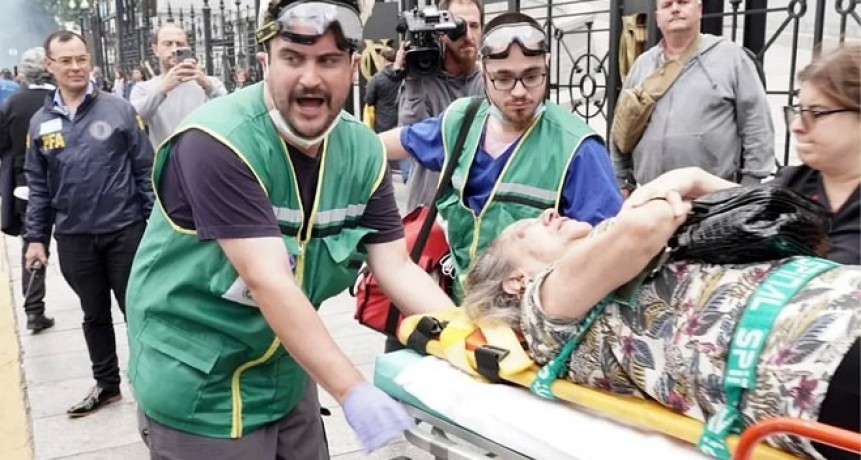 RADIOKTUBRE INFO……..   “Es mentira lo que dijo Bullrich de que le pegué diez palazos, yo ni lo toqué al policía” …… Por Simòn Suarez