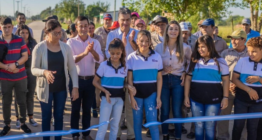 RADIOKTUBRE INFO…. Capitanich inauguró obras viales en Laguna Blanca: 