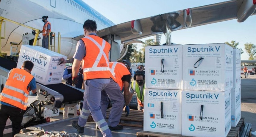 RADIOKTUBRE INFO… -Más de 765 mil nuevas dosis de Sputnik V llegaron a Ezeiza-Por Simón Suárez-Ver mas…