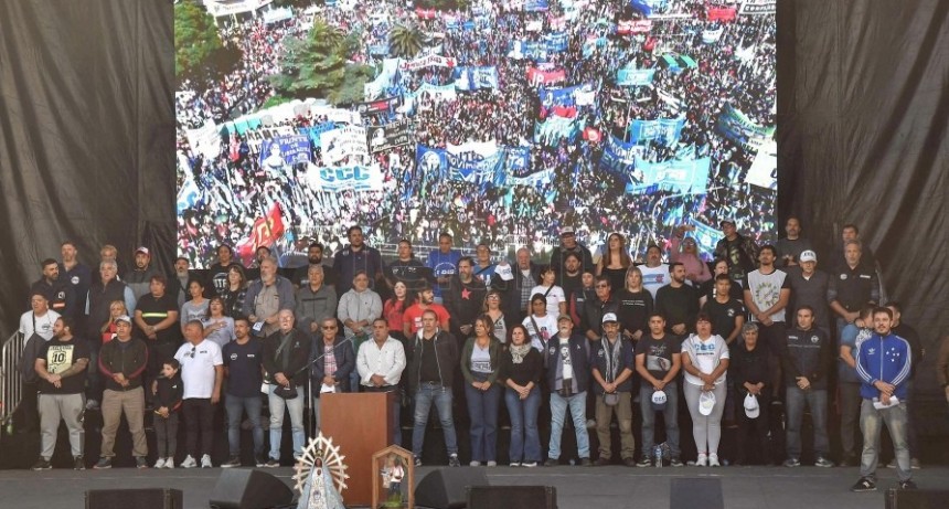 RADIOKTUBRE INFO..- Con un acto sobre la 9 de Julio, la UTEP pidió por la 