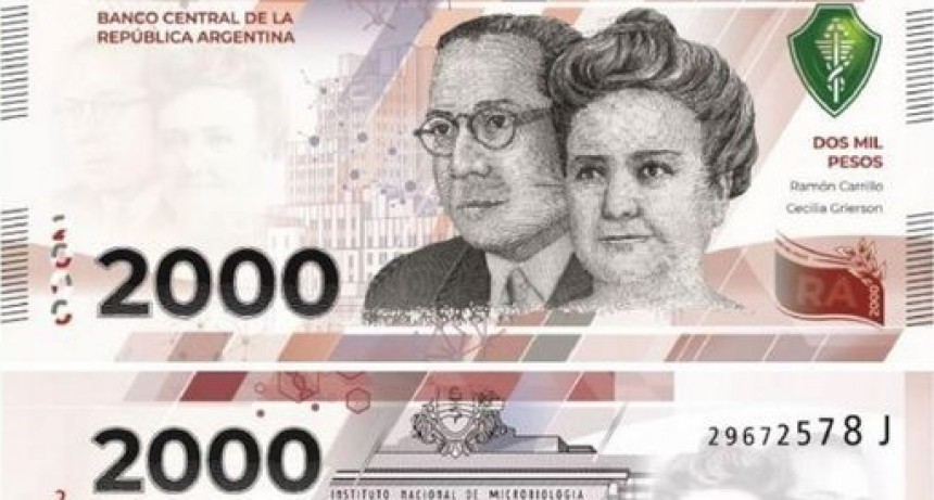  RADIOKTUBRE INFO….  Ya entraron en circulación los billetes de 2 mil pesos: cómo son …Por Simón Suarez..Ver mas..