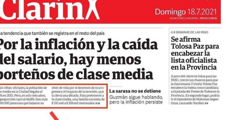 RADIOKTUBRE INFO…-Cristina Kirchner cuestionó la tapa de un diario y su 