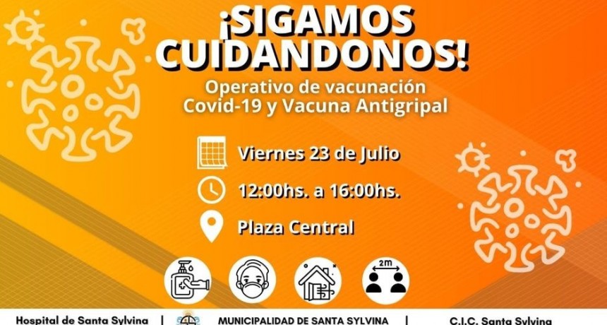 RADIOKTUBRE INFO…- HOY VIERNES VACUNACIÓN EN LA PLAZA CENTRAL DE SANTA SYLVINA CHACO-.-Por Simón Suarez..VER MAS