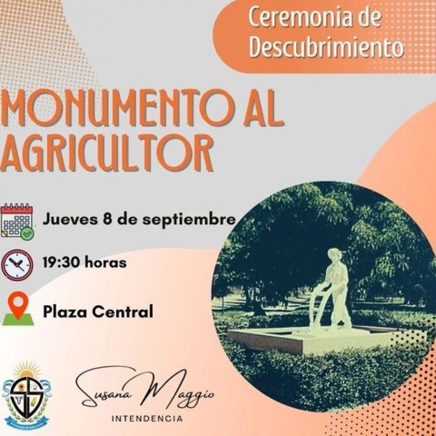RADIOKTUBRE INFO..- SANTA SYLVINA INAUGURA EL MONUMENTO AL AGRICULTOR.  -Por Simón Suarez..Ver mas..	