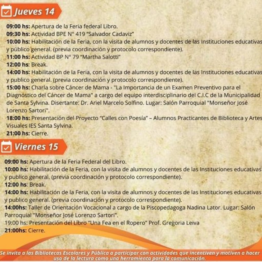 RADIOKTUBRE  INFO…- SE VIENE LA FERIA DEL LIBRO EN SANTA SYLVINA-CHACO--Por  SimónSuárez Ver mas…