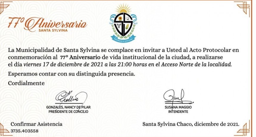 RADIOKTUBRE INFO..- ANIVERSARIO DE SANTA SYLVINA-Por Simón Suarez..Ver mas	